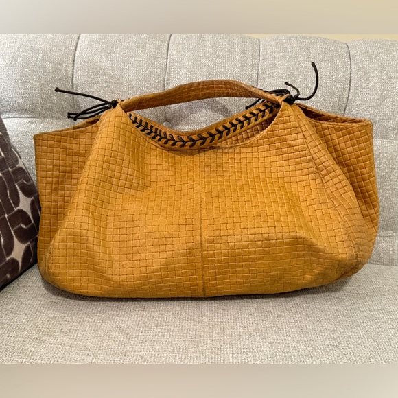 Borse In Pelle large woven leather bag - Picture 3 of 15